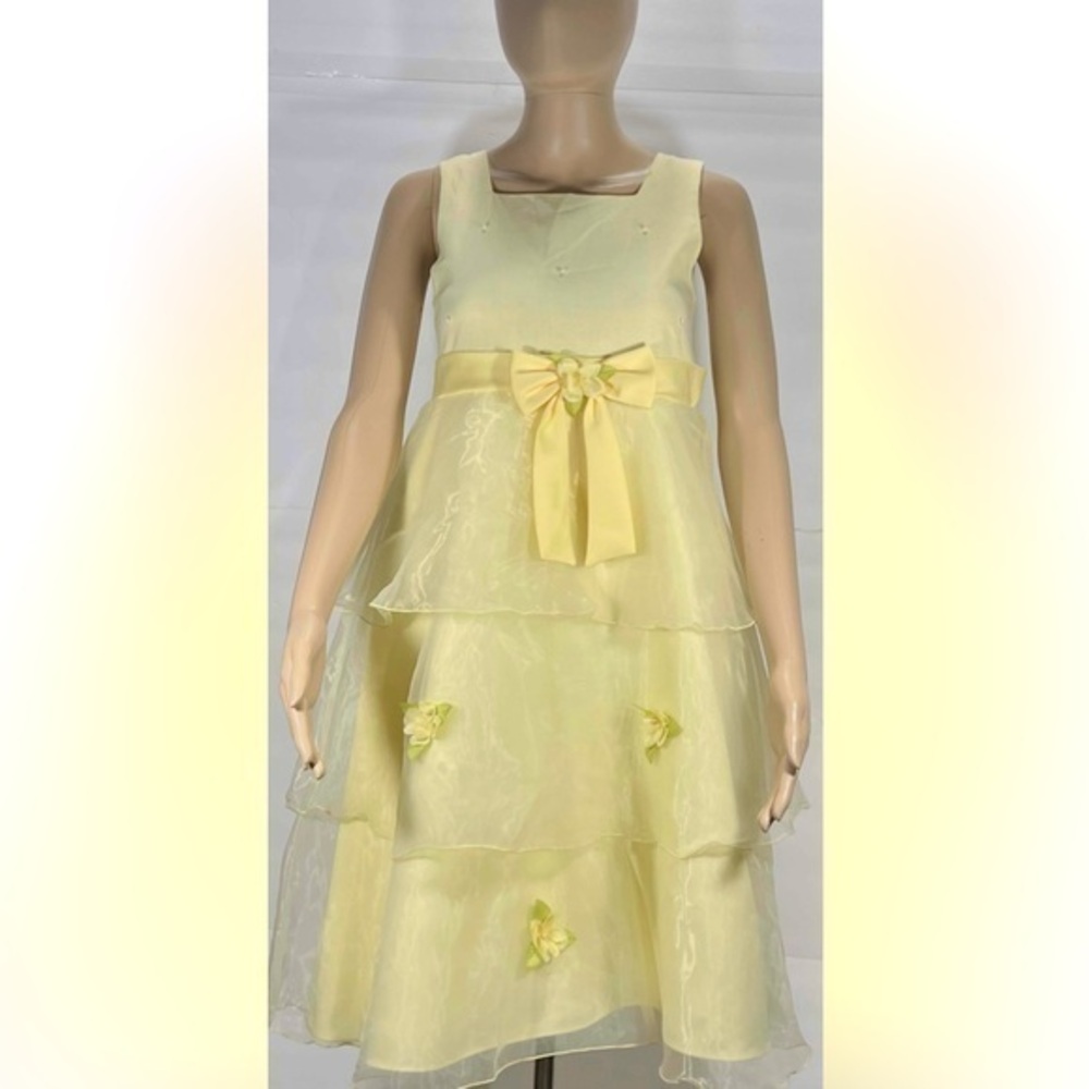 JENNY & ME YOUNG GIRL YELLOW DRESS GIRL’S SIZE 16